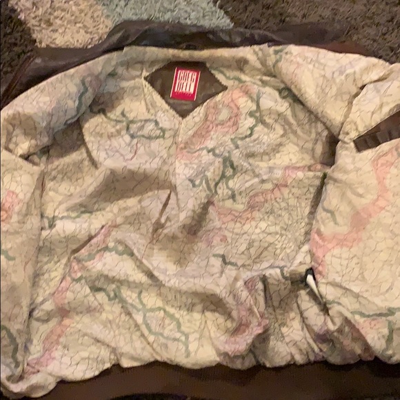 Greg Bell leather Bomber Jacket - Picture 3 of 3